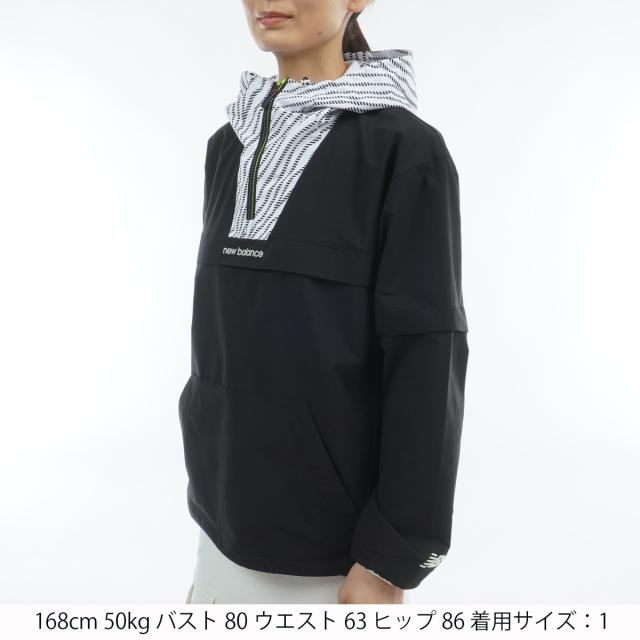 ニューバランス　New Balance Golf　ストレッチ ソフトシェル 2WAYハーフジッププルオーバーフーディー　レディス_1