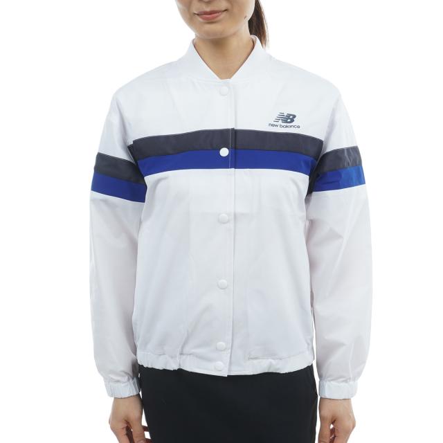 ニューバランス　New Balance Golf　ストレッチ マットタフタ リブカラーブルゾン　レディス
