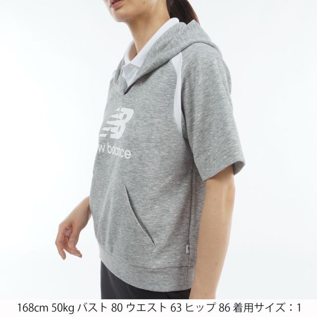 ニューバランス　New Balance Golf　ストレッチ ライトブリスター 5分袖プルオーバーフーディー　レディス_1