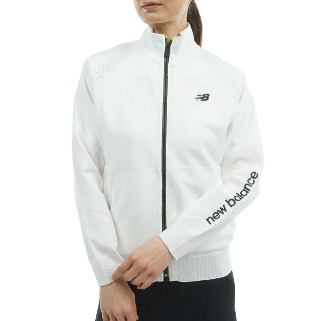 ニューバランス　New Balance Golf　ストレッチ 天竺×メッシュ編み フルジップニットブルゾン　レディス_13