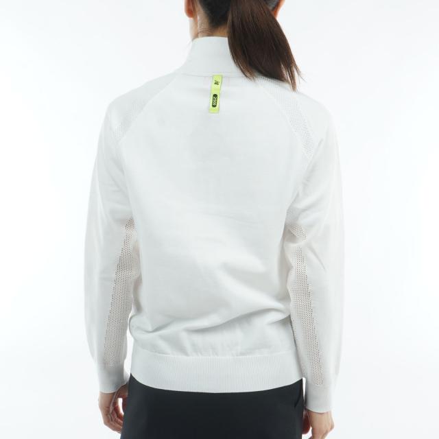 ニューバランス　New Balance Golf　ストレッチ 天竺×メッシュ編み フルジップニットブルゾン　レディス_15