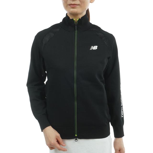 ニューバランス　New Balance Golf　ストレッチ 天竺×メッシュ編み フルジップニットブルゾン　レディス_19