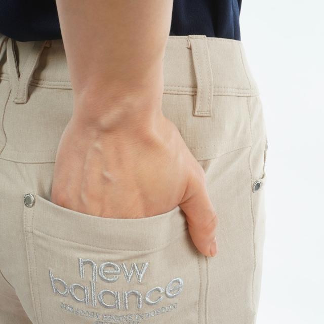 ニュー平衡にする New Balance Golf 伸ばすこと メランジ スリムロングパンツ レディス