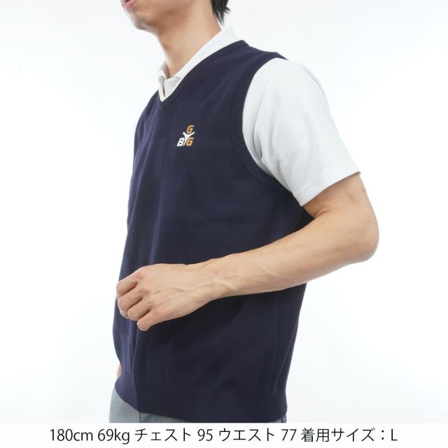 ゴールデンベア　GB GOLF　SPIKE ストレッチ ニットベスト_9