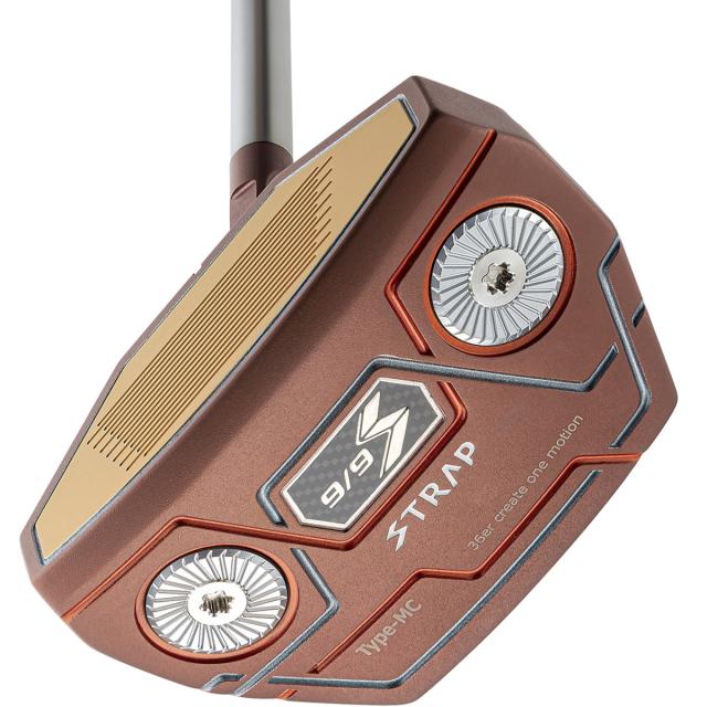 キャスコ　KASCO　9／9 STRAP マレットセンター 中尺パター　シャフト：N.S.PRO PUTTER 160