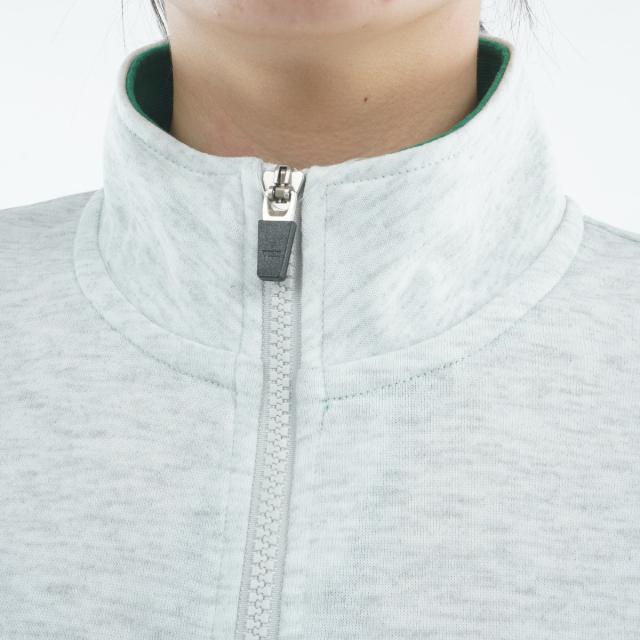 チャンピオンゴルフ　Champion GOLF　テックウイーブテリー ストレッチ 裏毛半袖ハーフジップスウェット　レディス_8