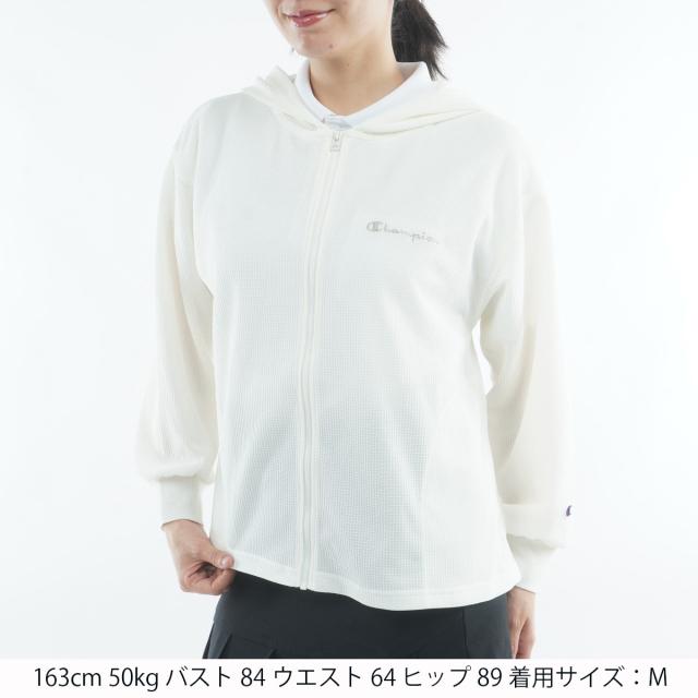 チャンピオンゴルフ　Champion GOLF　ライトドライワッフルプラス ジップフーデッドジャケット　レディス_1