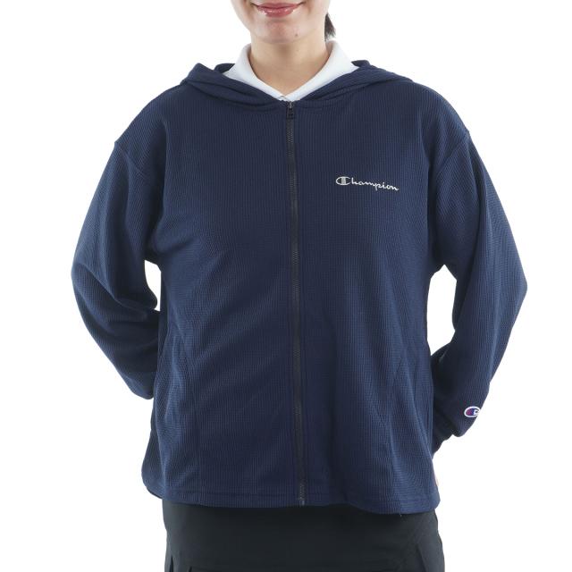 チャンピオンゴルフ　Champion GOLF　ライトドライワッフルプラス ジップフーデッドジャケット　レディス_3