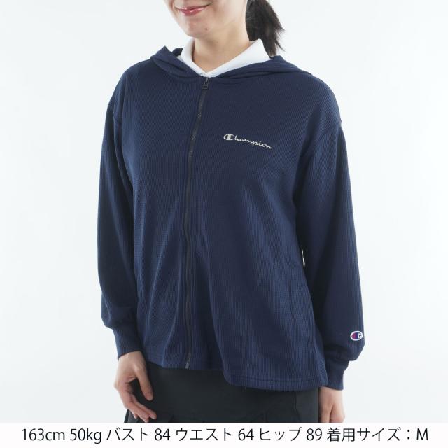チャンピオンゴルフ　Champion GOLF　ライトドライワッフルプラス ジップフーデッドジャケット　レディス_4
