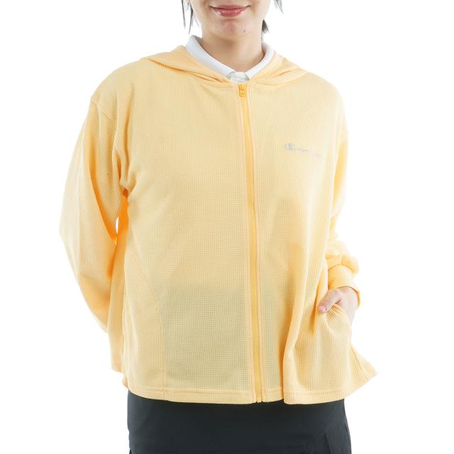 チャンピオンゴルフ　Champion GOLF　ライトドライワッフルプラス ジップフーデッドジャケット　レディス_14