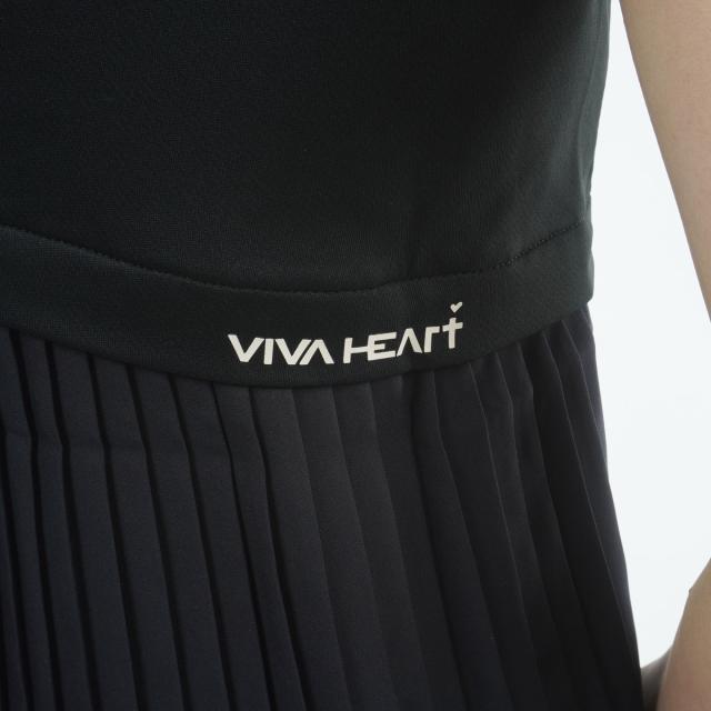 ビバハート　VIVA HEART　バックプリーツノースリーブポロシャツ　レディス_9