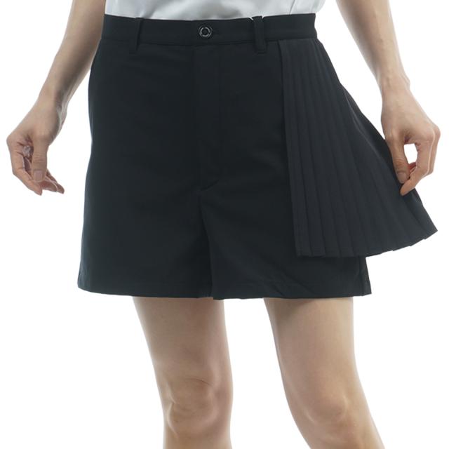 ビバハート　VIVA HEART　ストレッチ プリーツショートパンツ　レディス