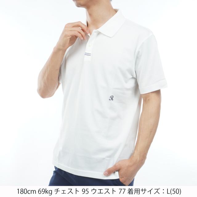 ロサーセン ROSASEN ストレッチ ベア鹿の子半袖ポロシャツ 【公式通販】