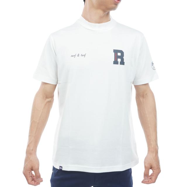 ロサーセン　ROSASEN　ストレッチ ベア鹿の子 半袖モックネックシャツ