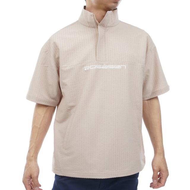 ロサーセン　ROSASEN　ストレッチ シアサッカー半袖プルオーバー
