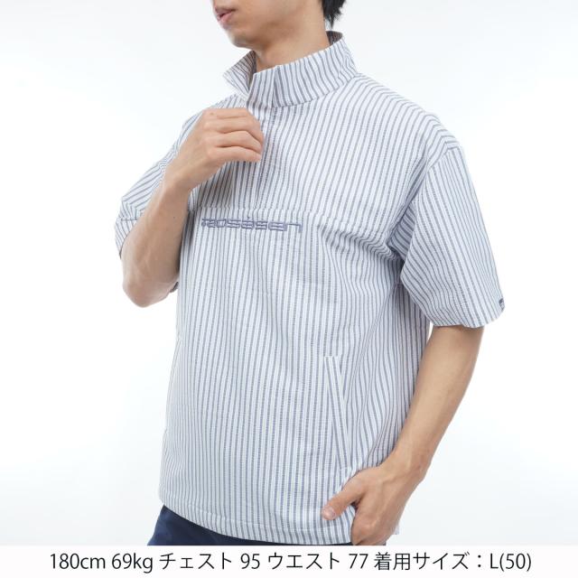 ロサーセン　ROSASEN　ストレッチ シアサッカー半袖プルオーバー_11
