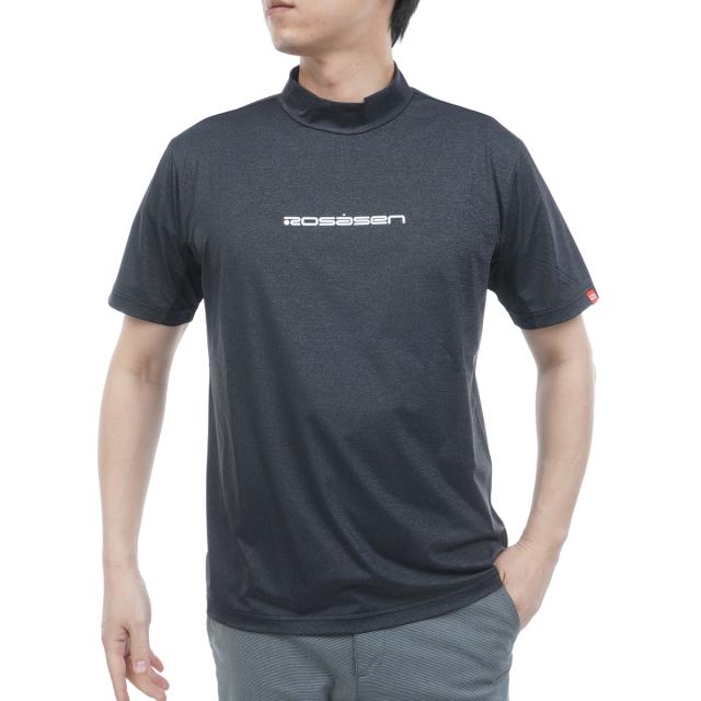 ロサーセン　ROSASEN　ストレッチ クールベアテン モックネック半袖シャツ