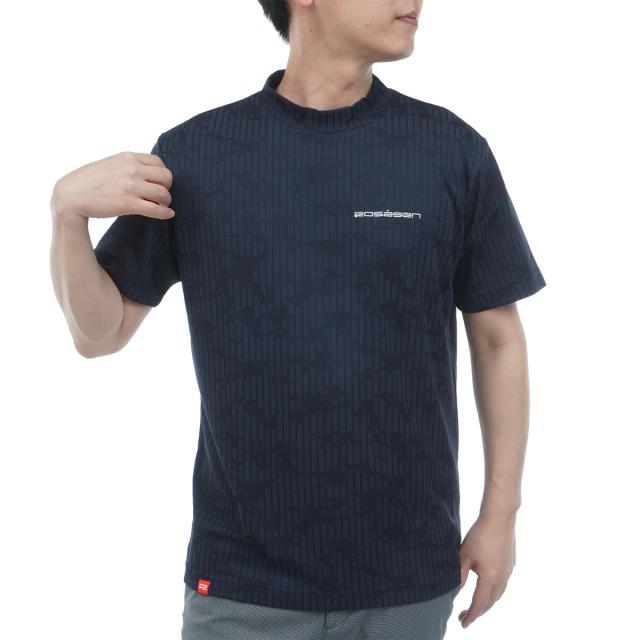 ロサーセン　ROSASEN　冷感ジャカード 半袖モックネックシャツ_9