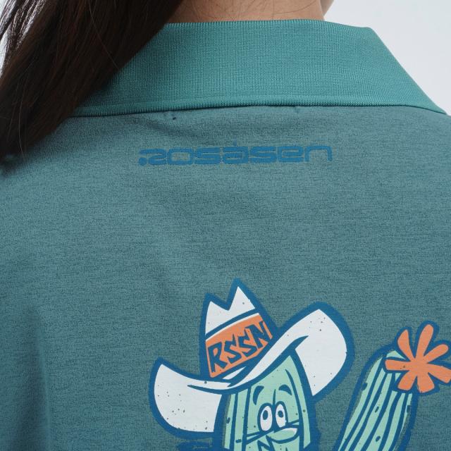 ロサーセン　ROSASEN　ストレッチ ソロナ カラーバリエーション キャラクター半袖ポロシャツ　レディス_11