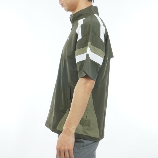 ロサーセン　ROSASEN　ストレッチ A-Line ストレッチハーフジップ半袖シャツ_2