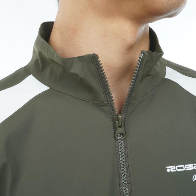 ロサーセン　ROSASEN　ストレッチ A-Line ストレッチハーフジップ半袖シャツ_8