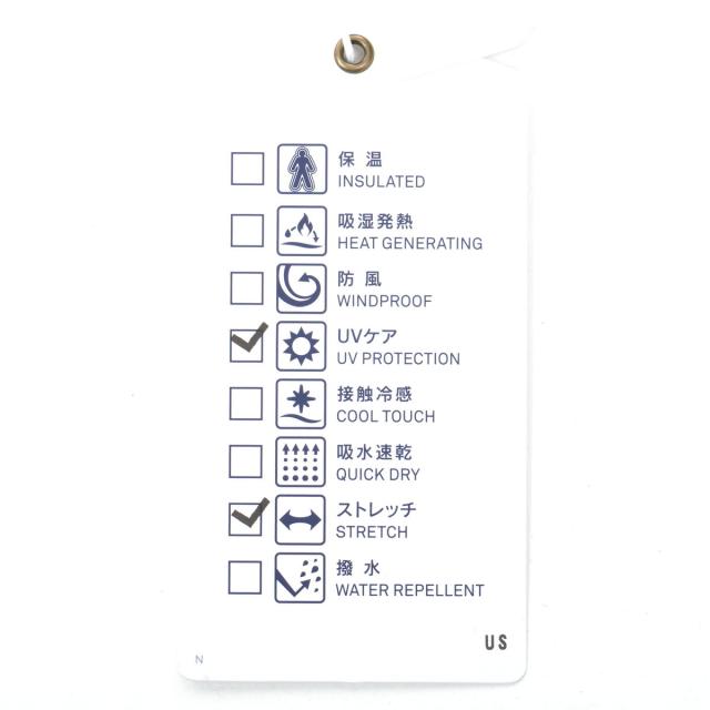 ロサーセン　ROSASEN　ストレッチ A-Line ストレッチハーフジップ半袖シャツ_10