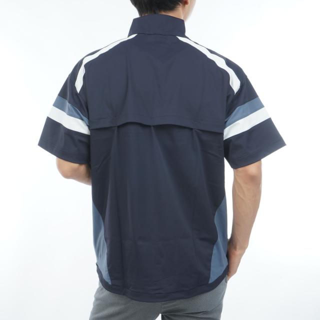ロサーセン　ROSASEN　ストレッチ A-Line ストレッチハーフジップ半袖シャツ_13