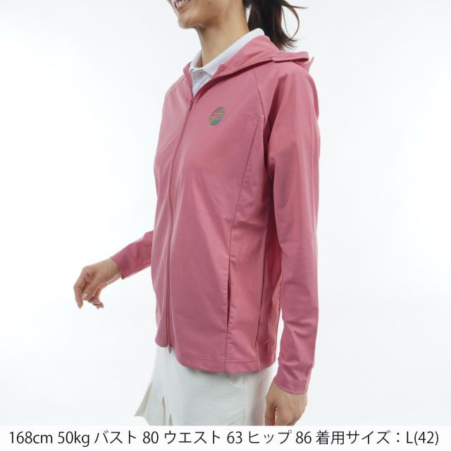 ロサーセン　ROSASEN　ストレッチ A-Line トリコットフルジップフーディー　レディス_1