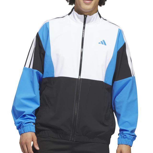 アディダス　Adidas　ストレッチ ビヨンド ザ コース TWISTWEAVE カラーブロック フルジップジャケット
