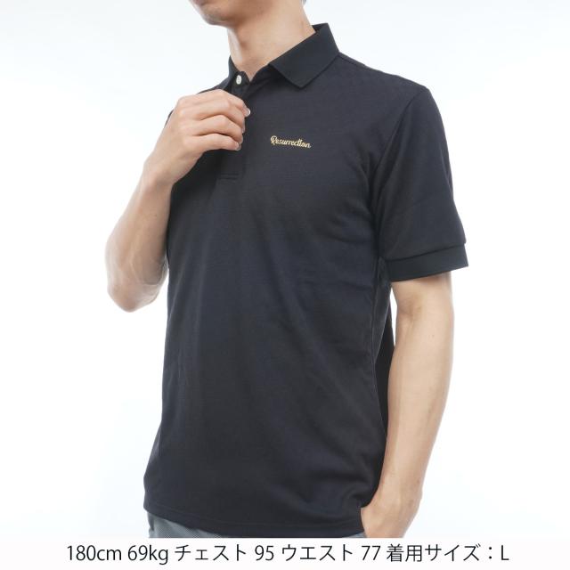 レザレクション　Resurrection　ジャカード半袖ポロシャツ_13