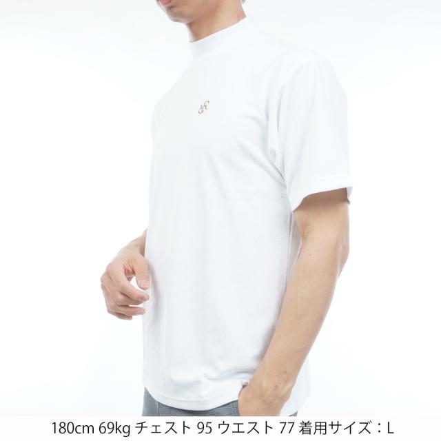 レザレクション Resurrection ジャカードモックネック半袖シャツ