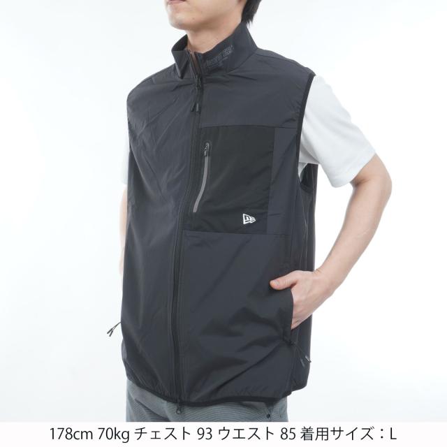 ニューエラ　NEW ERA GOLF　GF WOVEN フルジップ OL NE ベスト_12