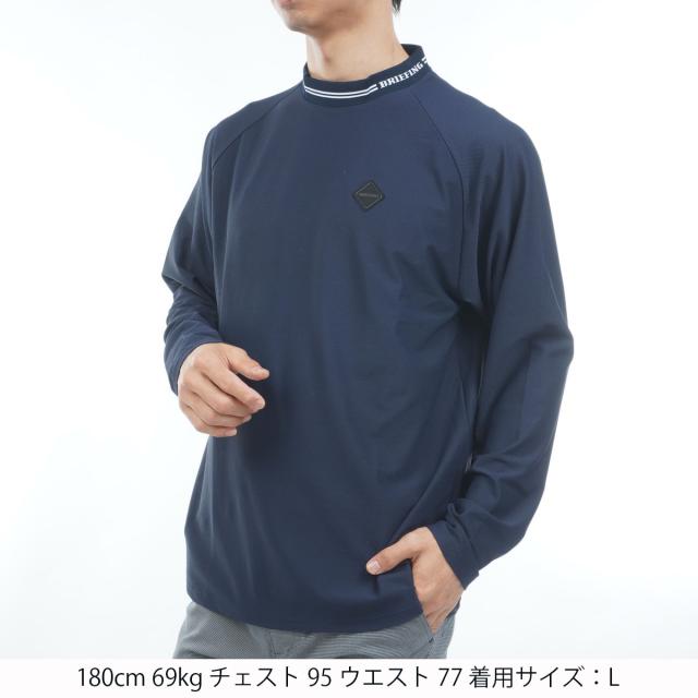 ブリーフィング　BRIEFING　メッシュミニライン ハイネック長袖シャツ_16