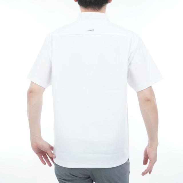 アルチビオ　archivio　素材切替 UV 冷感 ハーフジップ半袖プルオーバーシャツ_15