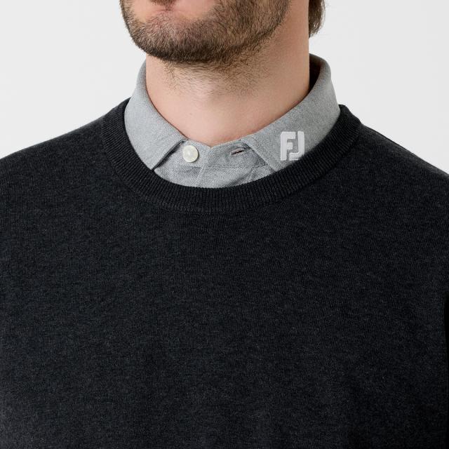 フットジョイ　Foot Joy　ストレッチ Essential コンフォート クルーネック 長袖セーター_2