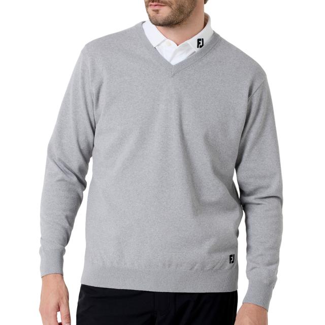 フットジョイ　Foot Joy　ストレッチ Essential コンフォート Vネック 長袖セーター_2