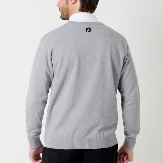 フットジョイ　Foot Joy　ストレッチ Essential コンフォート Vネック 長袖セーター_3