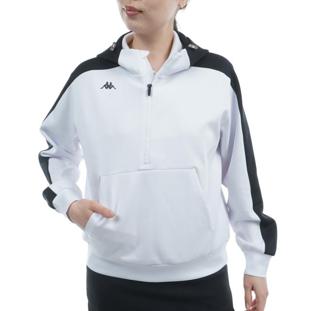 カッパ　Kappa　ストレッチ ダンボールニット フルジップパーカー　レディス_11