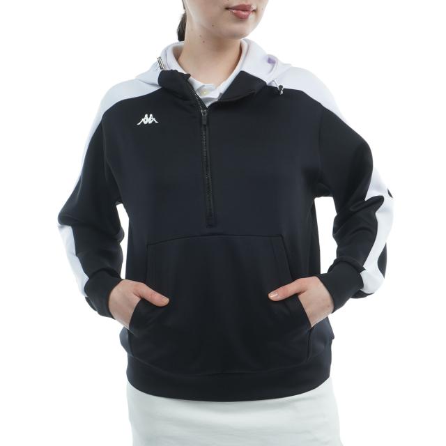 カッパ　Kappa　ストレッチ ダンボールニット フルジップパーカー　レディス_14