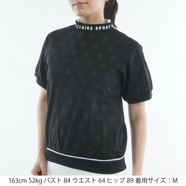 マリクレール　marie claire　ストレッチ 半袖プルオーバー　レディス_1