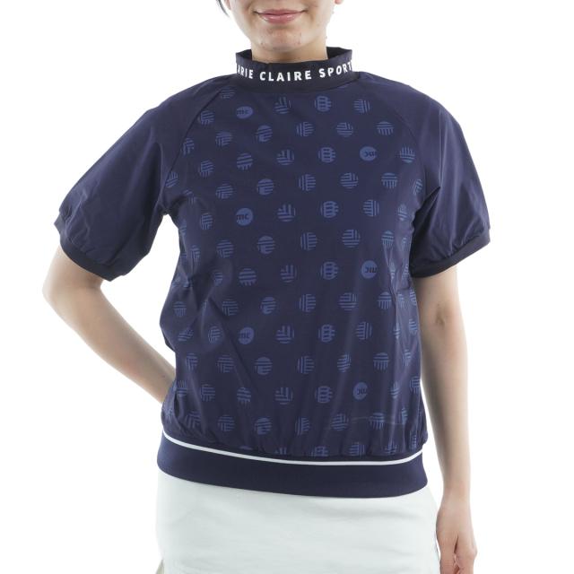 マリクレール　marie claire　ストレッチ 半袖プルオーバー　レディス_3