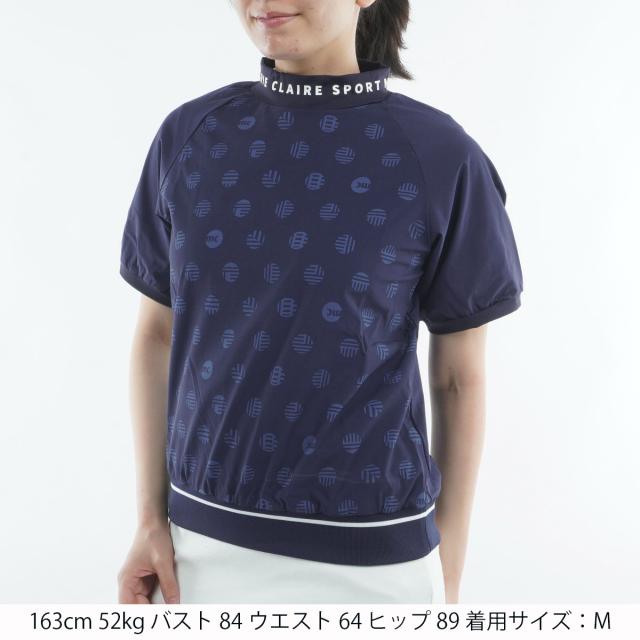 マリクレール　marie claire　ストレッチ 半袖プルオーバー　レディス_4