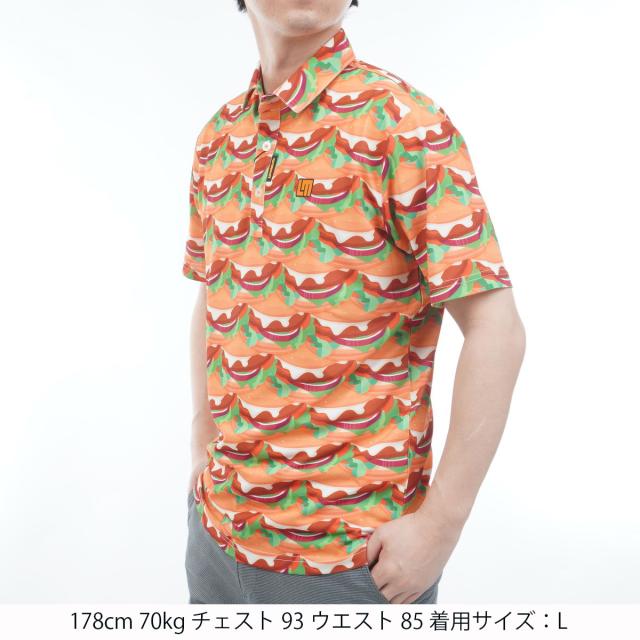 ラウドマウスゴルフ　Loud Mouth Golf　総柄半袖ポロシャツ_16