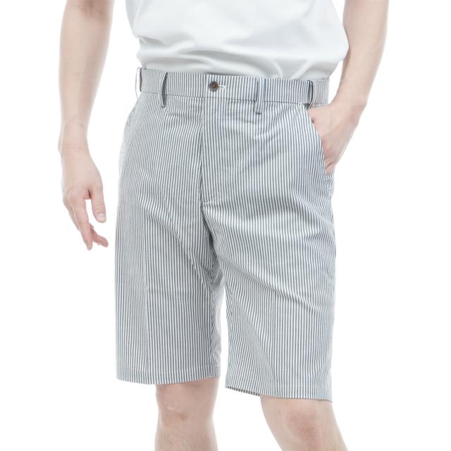 マンシングウェア　Munsingwear　ストレッチ シアサッカーウエストフリーハーフパンツ