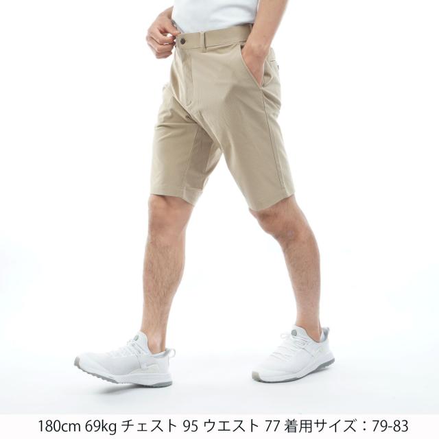 マンシングウェア　Munsingwear　ストレッチ ドットメッシュハーフパンツ_1