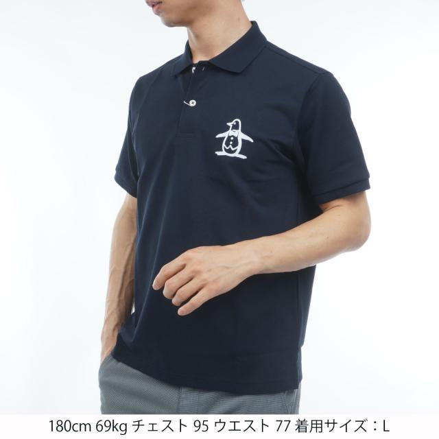 マンシングウェア　Munsingwear　ビッグロゴ10年半袖ポロシャツ_1