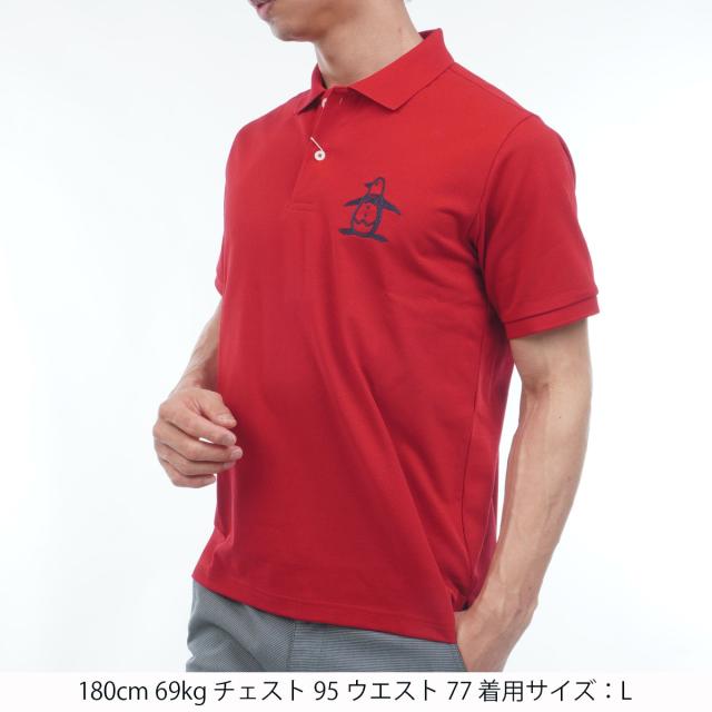 マンシングウェア　Munsingwear　ビッグロゴ10年半袖ポロシャツ_4