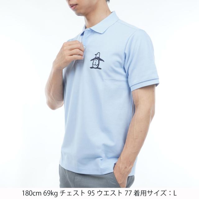 マンシングウェア　Munsingwear　ビッグロゴ10年半袖ポロシャツ_12