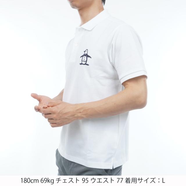 マンシングウェア　Munsingwear　ビッグロゴ10年半袖ポロシャツ_15