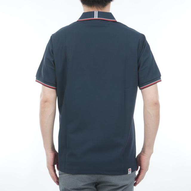 マンシングウェア　Munsingwear　ナイロンメッシュストレッチ半袖ポロシャツ_3